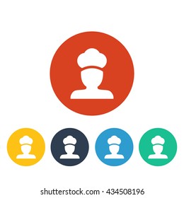 Vector illustration of chef icon