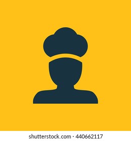 Vector illustration of chef icon