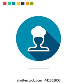 Vector illustration of chef icon