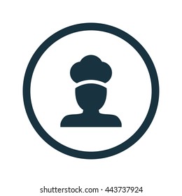 Vector illustration of chef icon