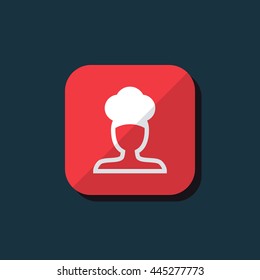 Vector illustration of chef icon