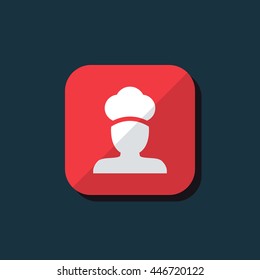 Vector illustration of chef icon