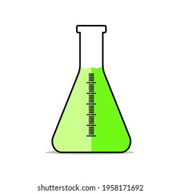 vector illustration of chemical tools for studying, education, medicine, chemistry, chemistry students, cosmetics, serum,