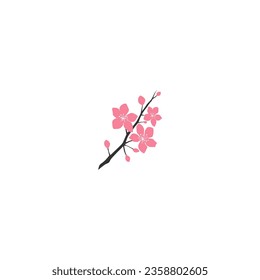 vector illustration of cherry blossom