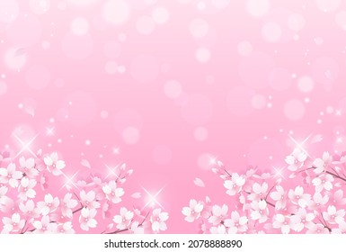 Vector illustration of cherry blossoms and bokeh

translation: sakura (cherry-blossom) 