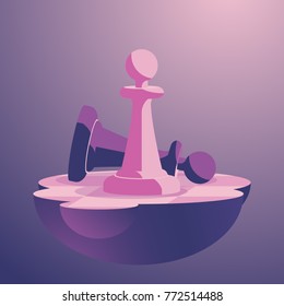 Vector illustration of chess