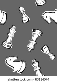 vector illustration of chess