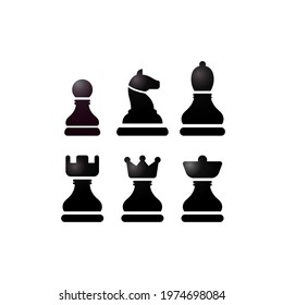 vector illustration of chess for application or design