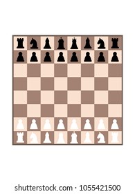 Vector illustration of a Chessboard