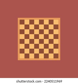 Vector illustration of chessboard icon.