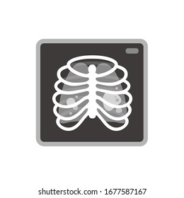 Chest Xray Royalty Free Stock SVG Vector and Clip Art