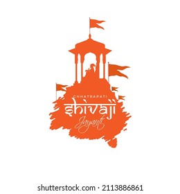 Vector illustration of chhatrapati shivaji maharaj jayanti, Indian warrior Emperor Shivaji.