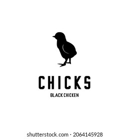vector illustration of chick and egg logo, funny logo