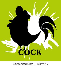 Vector illustration of a chicken