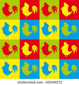 Vector illustration of a chicken