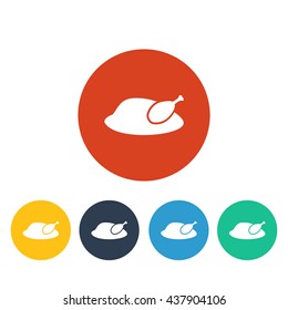 Vector illustration of chicken icon