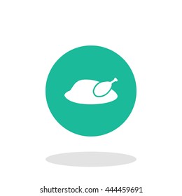 Vector illustration of chicken icon