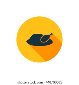 Vector illustration of chicken icon
