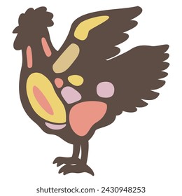 Vector illustration of chicken parts