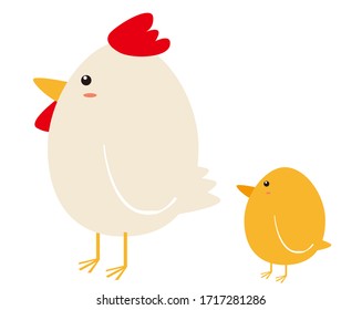 Vector Set Chicken Egg Stock Vector (Royalty Free) 389833153