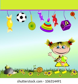 vector illustration of  childhood