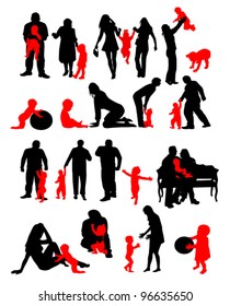 vector illustration of  children