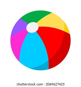 vector illustration of children ball on a white background