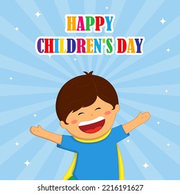 vector illustration for children's day