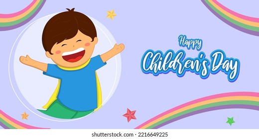 ilustración vectorial para el día de los niños