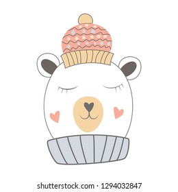 Vector illustration. Children's drawing handmade. Illustration for print, for preparation, for postcard, pattern, poster and others.