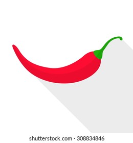 Vector Illustration of a Chili