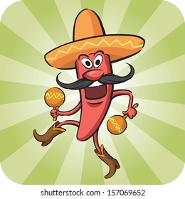 Vector illustration Chili Pepper