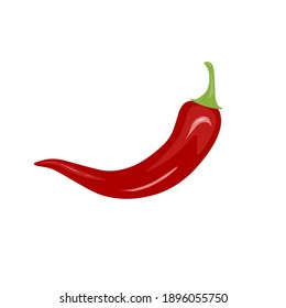 vector illustration of chilies with background