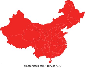 China Map Stock Illustration 630193142 China Map Stock Illustration 630193142