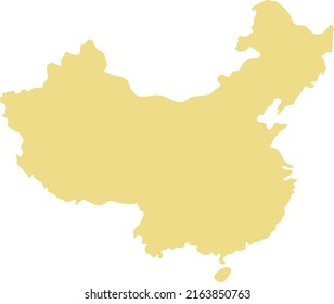 Vector Illustration of China map