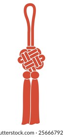 Vector illustration of Chinese auspicious knot