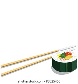Vector illustration of chinese food
