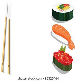 Vector illustration of chinese food