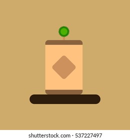 Vector illustration of Chinese new year celebration in flat style little plant