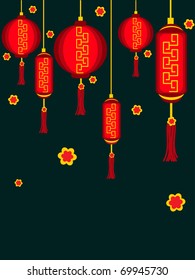 ilustración vectorial del año nuevo chino