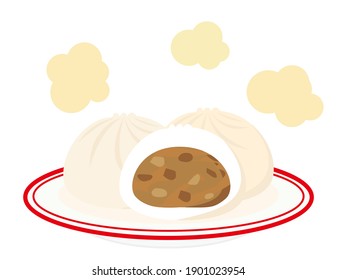 肉まん のイラスト素材 画像 ベクター画像 Shutterstock