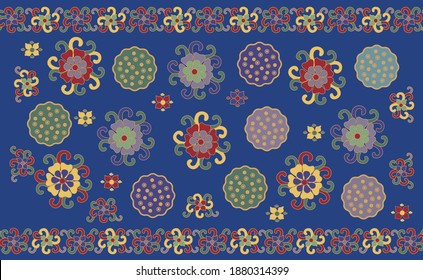 Vector illustration of Chinese style pattern