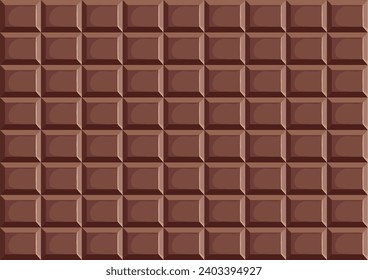 Vector illustration of chocolate background.