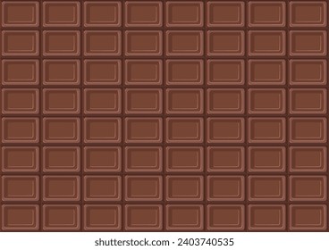 Vector illustration of chocolate background.