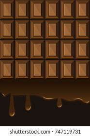 vector illustration of a chocolate bar.