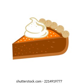 vector illustration of chocolate bread for food, thanksgiving