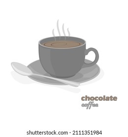 vector or illustration of chocolate coffee