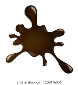 Vector Illustration of a Chocolate Splash