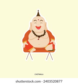 Vector illustration chotiwala assets editable template