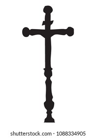 Vector illustration of a Christian Cross